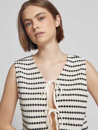 Only Regular fit mouwloos vest met katoen, model 'EVA' Offwhite - 3