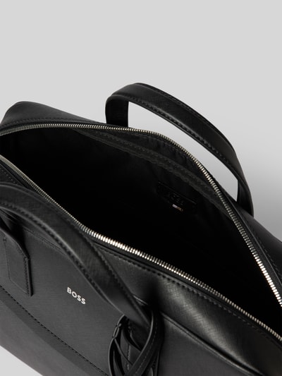 BOSS Handtasche mit Applikationen Modell 'Zair' Black 5
