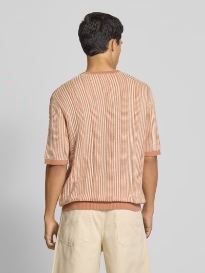 Only & Sons Regular fit T-shirt van puur katoen Lichtrood - 5