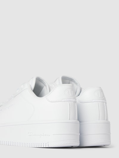 CHAMPION Plateau-Sneaker mit Label-Stitching Modell 'Rebound Platform low' Weiss 2