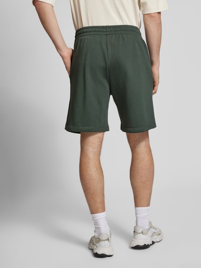 EA7 Emporio Armani Sweatshorts met elastische band, model 'TRAIN' Donkergroen - 5