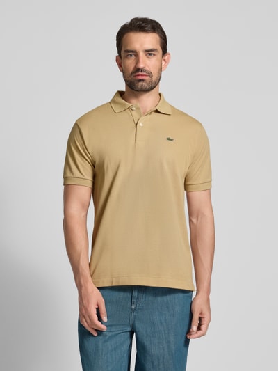 Lacoste Regular Fit Poloshirt aus reiner Baumwolle Beige 4