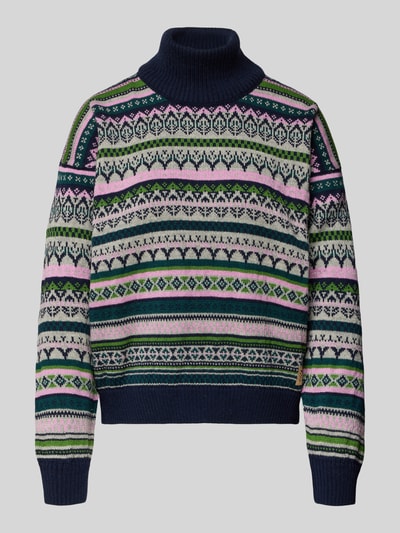 Dale of Norway Golf z wełny model ‘UTSIRA’ Granatowy 2