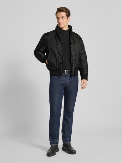 ARMANI EXCHANGE Regular Fit Jacke mit Stehkragen Modell 'BLOUSON' Black 1