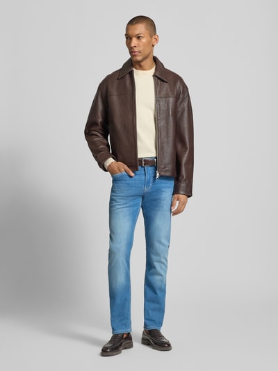 MAC Regular Fit Jeans "Arne Pipe" aus Baumwoll-Mix Hellblau 1