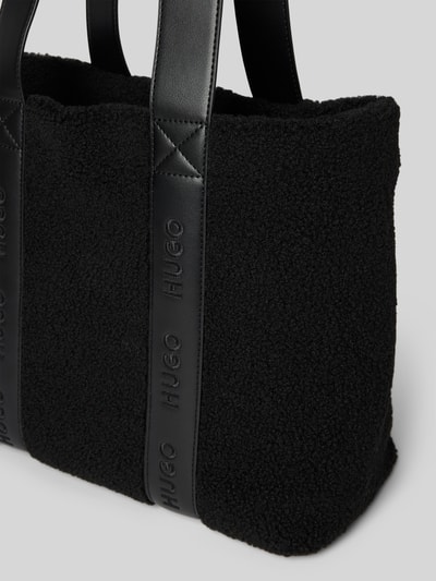 HUGO Shopper mit Label-Riemen Black 3