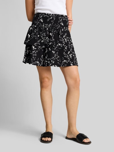 Tom Tailor Denim Mini-Rock mit Volants Black 4