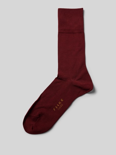 Falke Socken mit Label-Print Rostrot 1