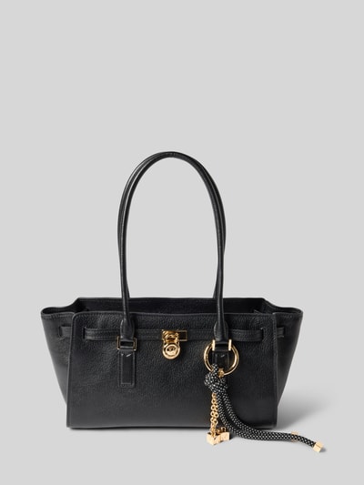 MICHAEL Michael Kors Handtasche mit Label-Anhänger Modell 'HAMILTON' Black 2