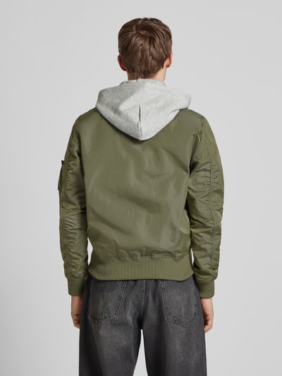 Alpha Industries Jacke mit Label-Patch Oliv 5