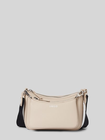 HUGO Handtasche mit Label-Detail Taupe 1