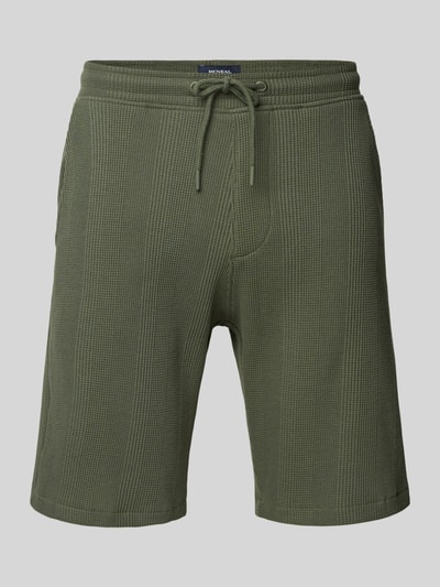 MCNEAL Regular Fit Shorts mit Strukturmuster Khaki 2