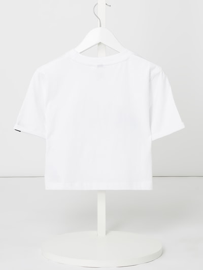 Ellesse Boxy Fit T-Shirt mit Logo-Print Modell 'Nicky' Weiß 3