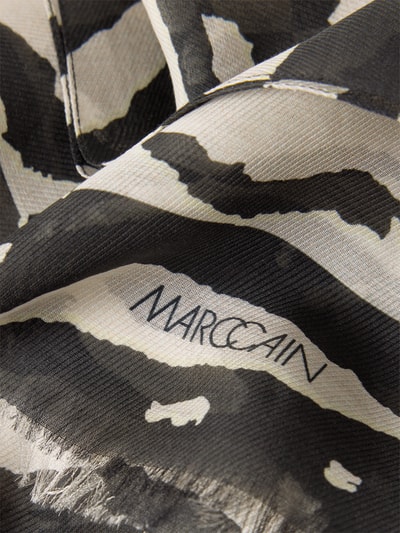 Marc Cain Schal mit Ausfransungen Sand 2