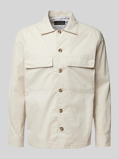 Marc O'Polo Comfort Fit Overshirt mit Baumwoll-Anteil Beige 2