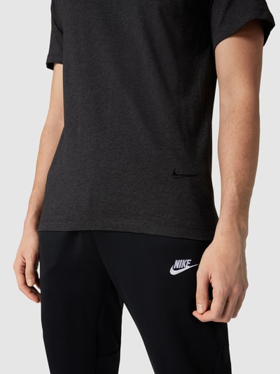 Nike T-Shirt mit Label-Stitching Black 3