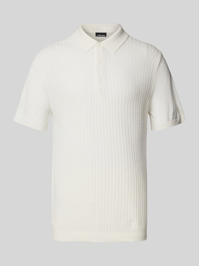 Strellson Poloshirt mit kurzer Knopfleiste Modell 'Adrian' Offwhite 2