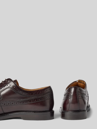 DIGEL Derby mit Lochmuster Modell 'Sherlock' Dunkelbraun 2