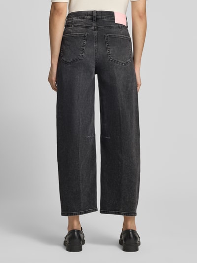ANGELS Regular Fit Barrel Jeans aus Baumwoll-Mix Modell 'ELLY' Dunkelgrau 5