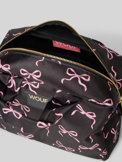 WOUF Kulturtasche mit Logo-Patch Modell 'Juliette' Black 3