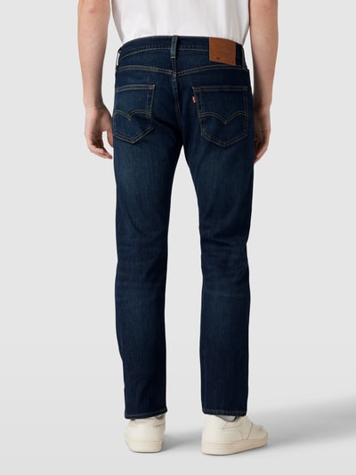 Levi's® Tapered Fit Jeans mit 5-Pocket-Design Modell "502 TAPER DARK INDIGO" Dunkelblau 5