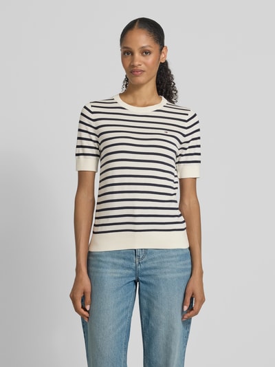 Tommy Hilfiger Regular Fit T-Shirt aus reiner Baumwolle Marine 4