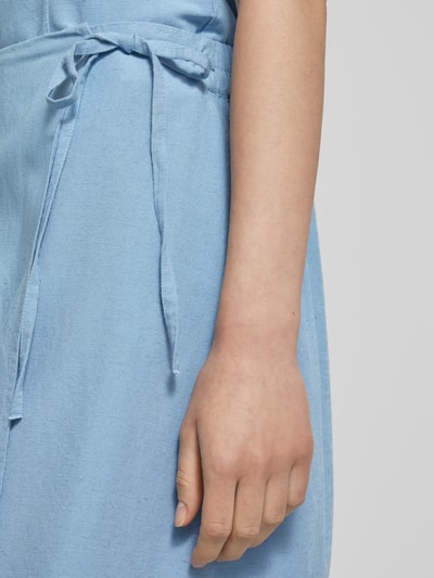 Pieces Spódnica kopertowa w jednolitym kolorze model ‘KAREN’ Jeansowy niebieski 3
