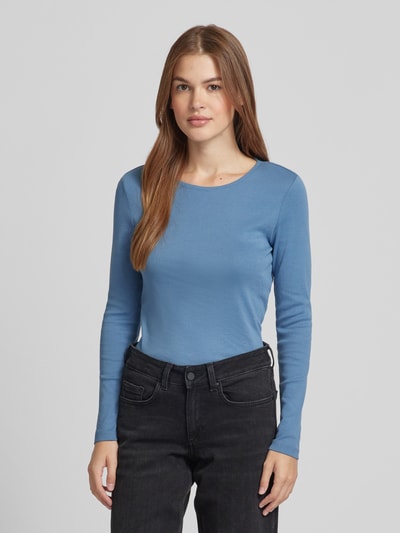 Christian Berg Woman Longsleeve mit Rundhalsausschnitt Rauchblau 4