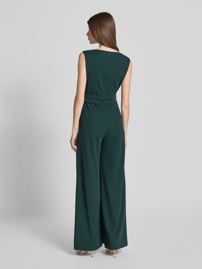 Vera Mont Jumpsuit met knoopdetail Donkergroen - 5