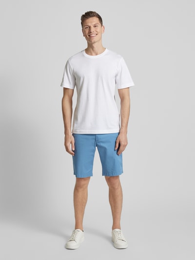 s.Oliver RED LABEL Bermudas in unifarbenem Design Rauchblau 1