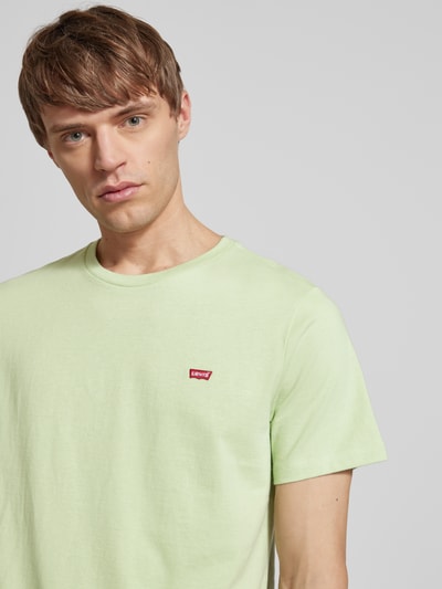 Levi's® T-Shirt mit Label-Patch Oliv 3