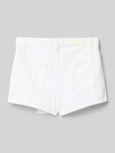 Only Mini Jeans-Skort aus reiner Baumwolle Modell 'JENNY' Weiss 3