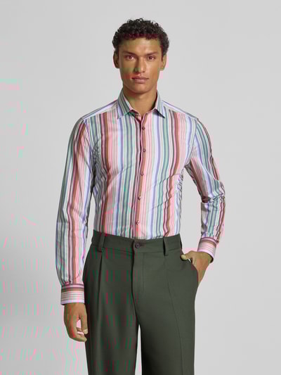 OLYMP Level Five Slim Fit Freizeithemd mit Kentkragen Kitt 4