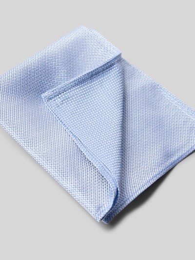 Produktfoto, Fliege und Einstecktuch im Set aus reiner Seide von Prince Bowtie, Webmuster, eingefasste Abschlüsse, Unifarbenes-Design.