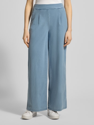 ICHI Wide Fit Jeans mit elastischem Bund Modell 'KATE' Blau 4