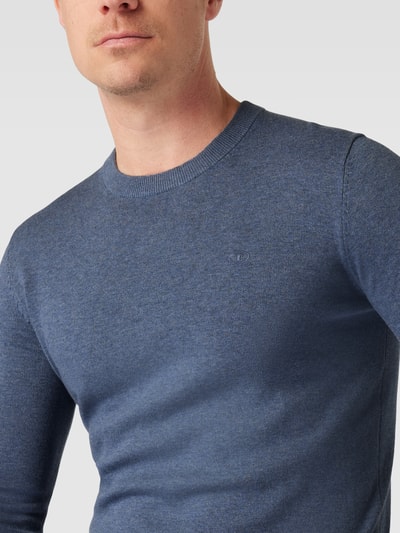 Tom Tailor Gebreide pullover met ronde hals Rookblauw - 3