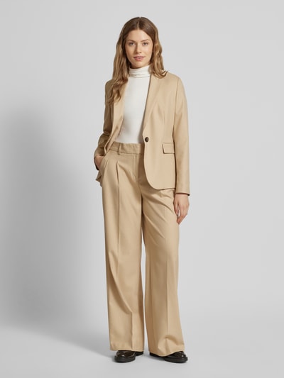 Christian Berg Woman Selection Regular fit blazer met reverskraag Camel - 1