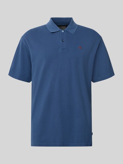 Scotch & Soda Relaxed Fit Poloshirt mit Logo-Stitching Marine 1