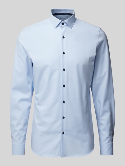 OLYMP Level Five Slim Fit Businesshemd aus Baumwoll-Mix Bleu 2