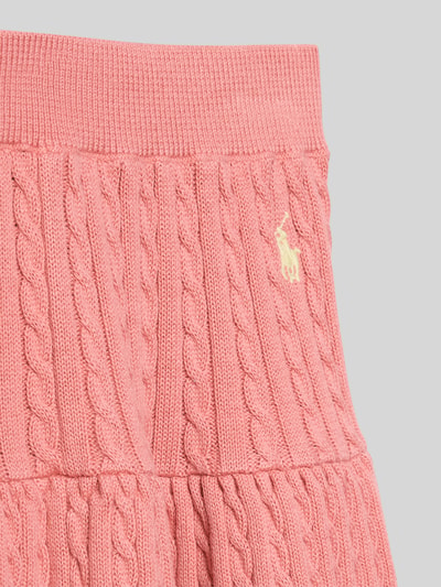 Polo Ralph Lauren Teens Rok van puur katoen in gebreide look Oudroze - 2