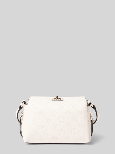 Guess Handtasche mit Label-Applikation Modell 'PHOEBE' Offwhite 4