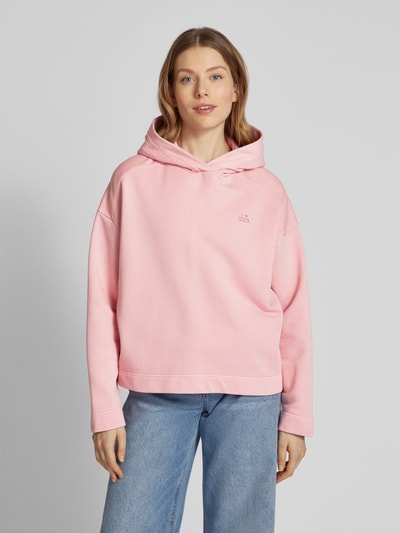 Drykorn Oversized Hoodie mit Label-Stitching Modell 'RAIANA' Rose 4