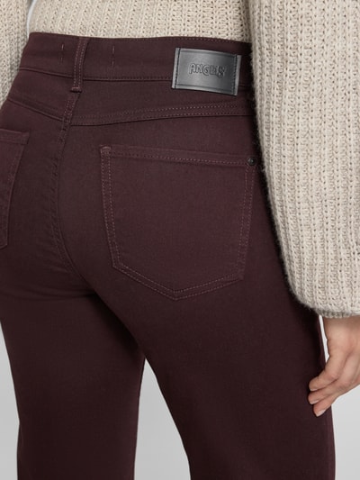 ANGELS Bootcut-Jeans aus Baumwoll-Mix Modell 'Luna' Bordeaux 3