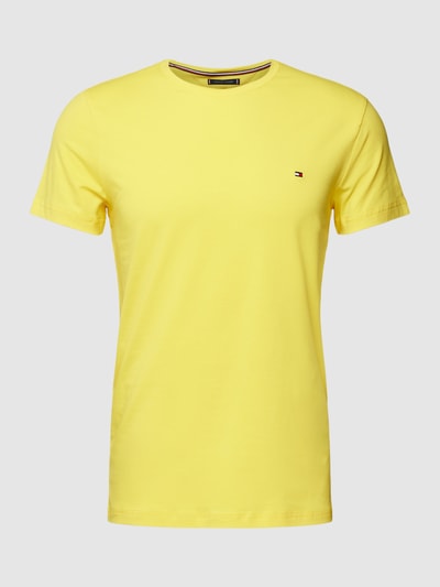 Tommy Hilfiger T-shirt met labeldetail Geel - 2