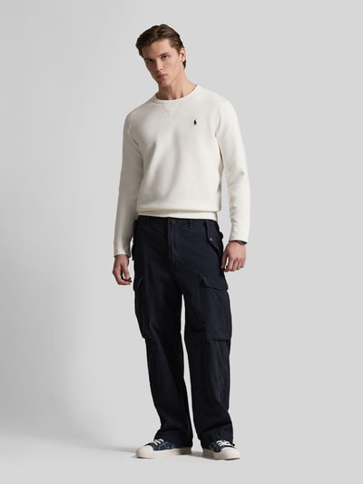Polo Ralph Lauren Regular Fit Sweatshirts mit Logo-Stitching Weiss 1