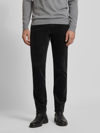 bugatti Modern Fit Cordhose mit 5-Pocket-Design Anthrazit 4