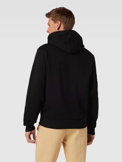 Lacoste Hoodie met kangoeroezak Zwart - 5