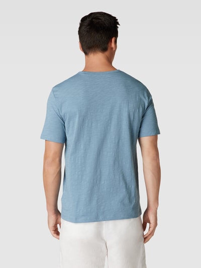 Marc O'Polo T-Shirt mit Brusttasche Blau 5