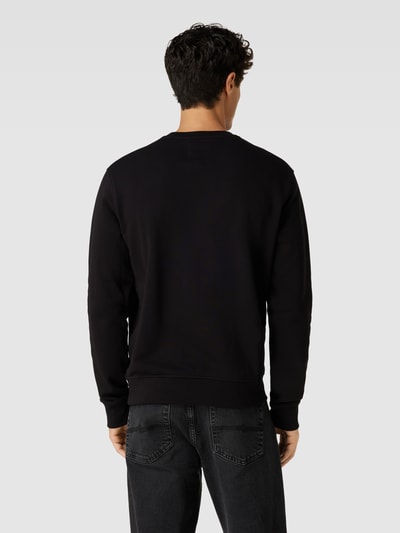 Armani Exchange Sweatshirt mit Label-Statement-Stitching Black 5