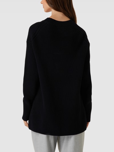 Marc O'Polo Oversized Strickpullover mit Rundhalsausschnitt Black 5